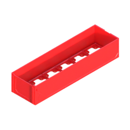 Render of MODULITH 270 Gridfinity Decor Drawer - 1W-1H